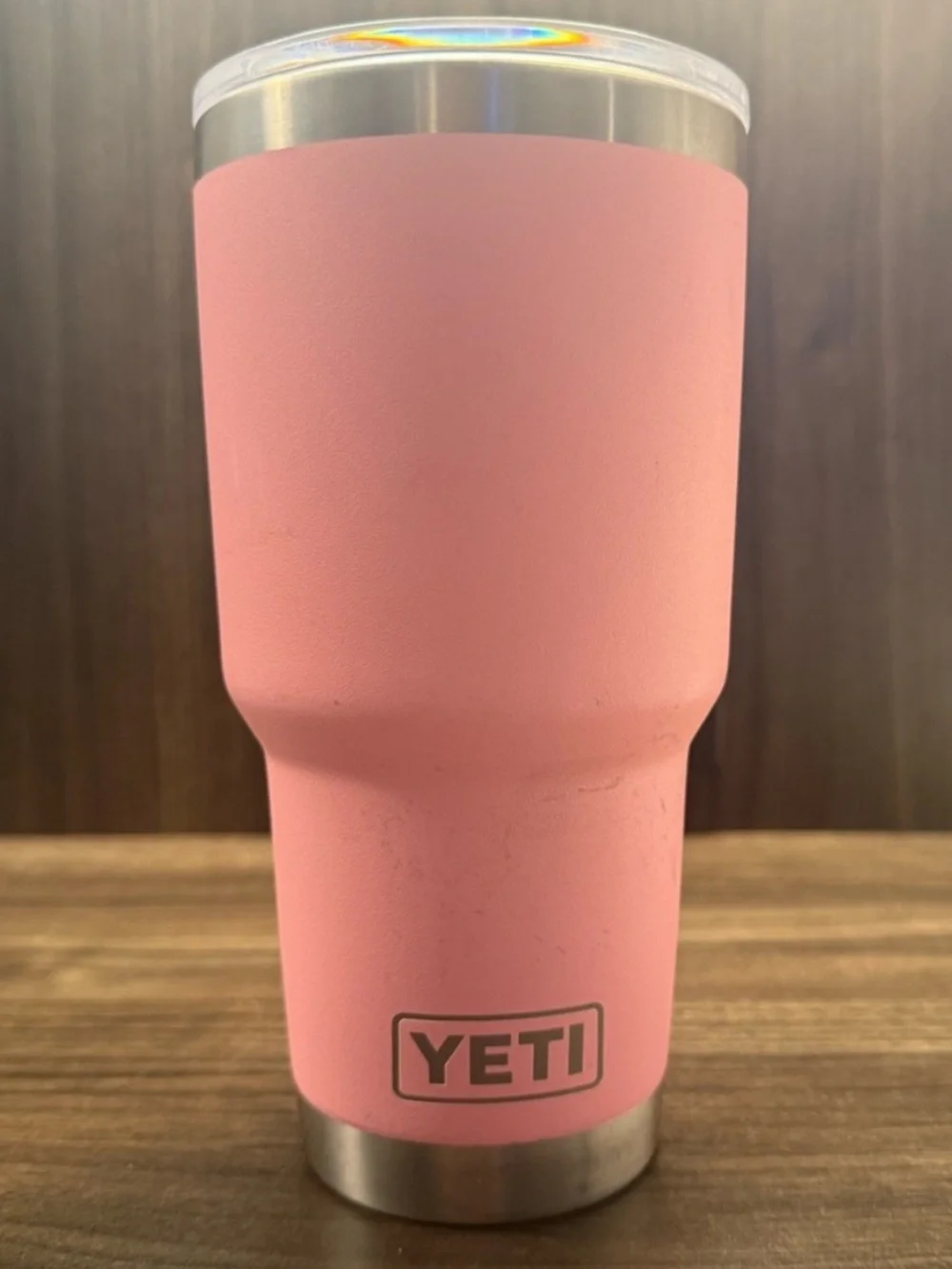 Sandstone Pink Yeti Pink Insulated Tumbler with Stainless Steel Base